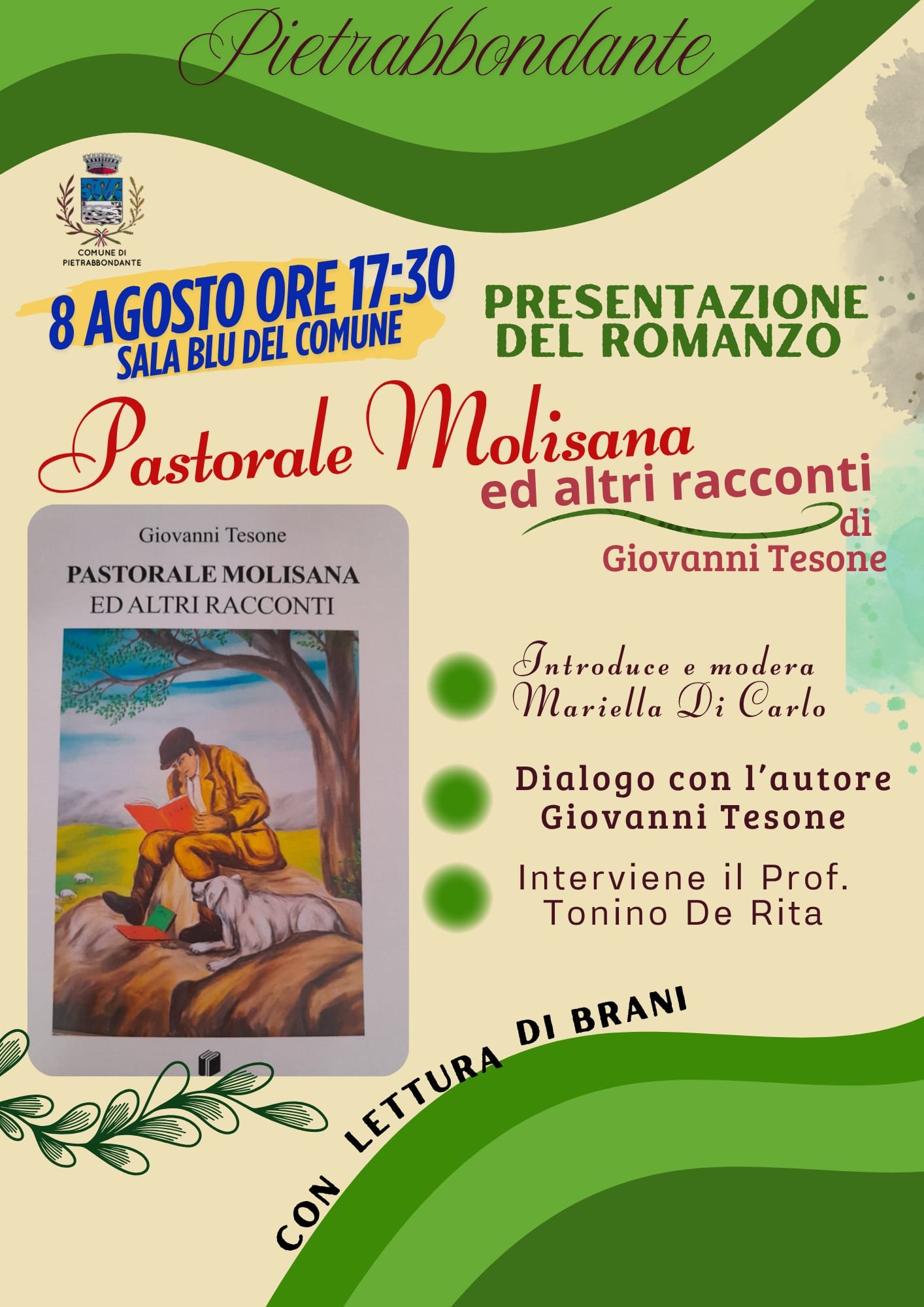 Scopri di più sull'articolo Presentazione: Giovanni Tesone – “Pastorale Molisana ed altri racconti”