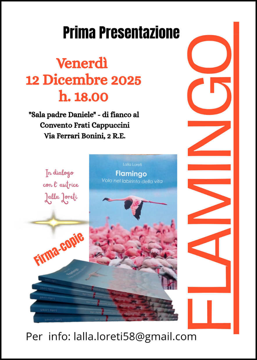 Al momento stai visualizzando Presentazione del libro: &ldquo;Flamingo&rdquo; &ndash; Volo nel labirinto della vita