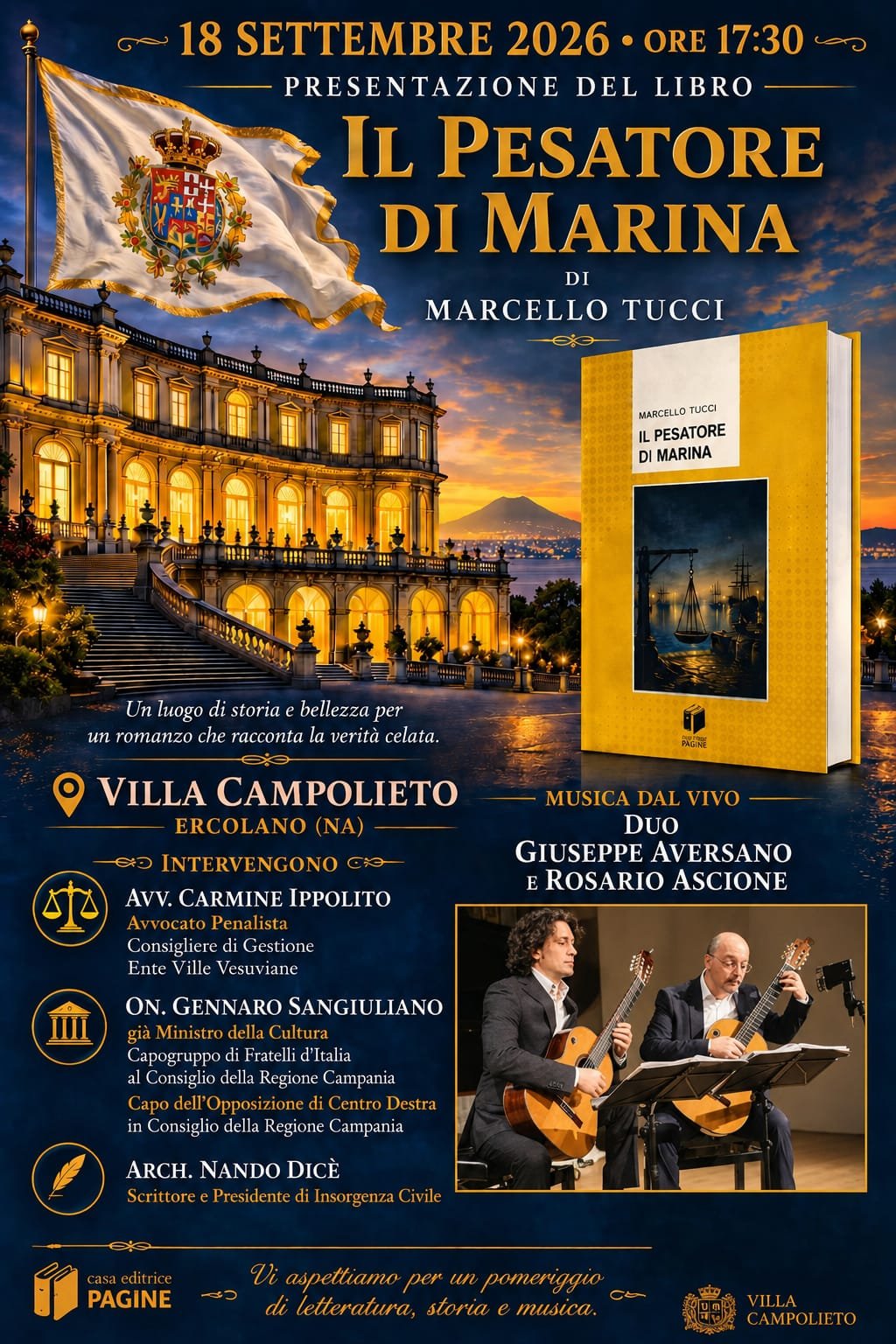 Al momento stai visualizzando 𝗣𝗿𝗲𝘀𝗲𝗻𝘁𝗮𝘇𝗶𝗼𝗻𝗲 𝗱𝗲 “𝗜𝗹 𝗣𝗲𝘀𝗮𝘁𝗼𝗿𝗲 𝗱𝗶 𝗠𝗮𝗿𝗶𝗻𝗮” 𝗱𝗶 𝗠𝗮𝗿𝗰𝗲𝗹𝗹𝗼 𝗧𝘂𝗰𝗰𝗶